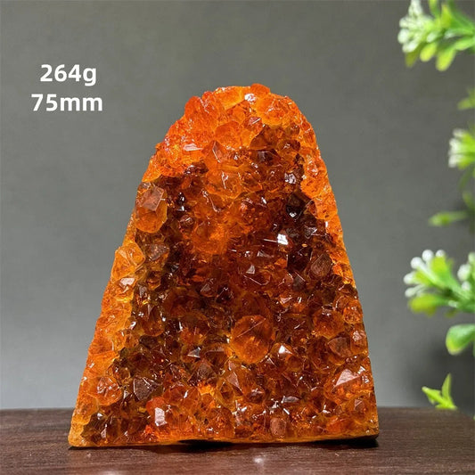 Brazil's High-Quality Citrine  Cave Mineral Specimen Therapy Spiritual Meditation - A13   264g   75mm