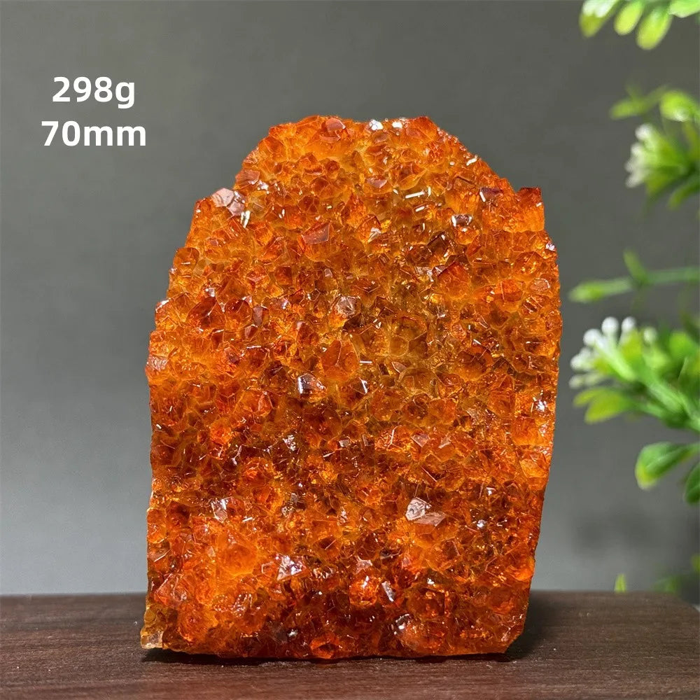 Brazil's High-Quality Citrine  Cave Mineral Specimen Therapy Spiritual Meditation - A24   298g   70mm