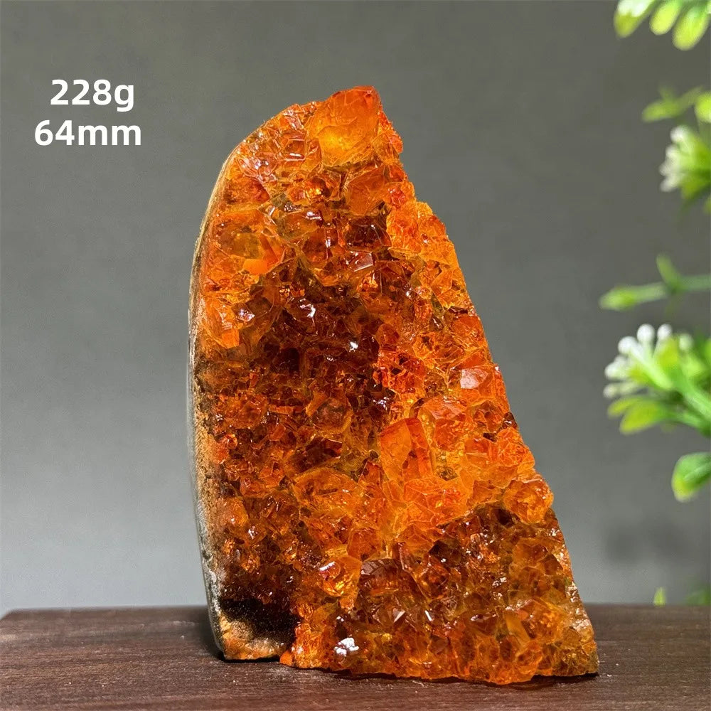 Brazil's High-Quality Citrine  Cave Mineral Specimen Therapy Spiritual Meditation - A29   228g   64mm