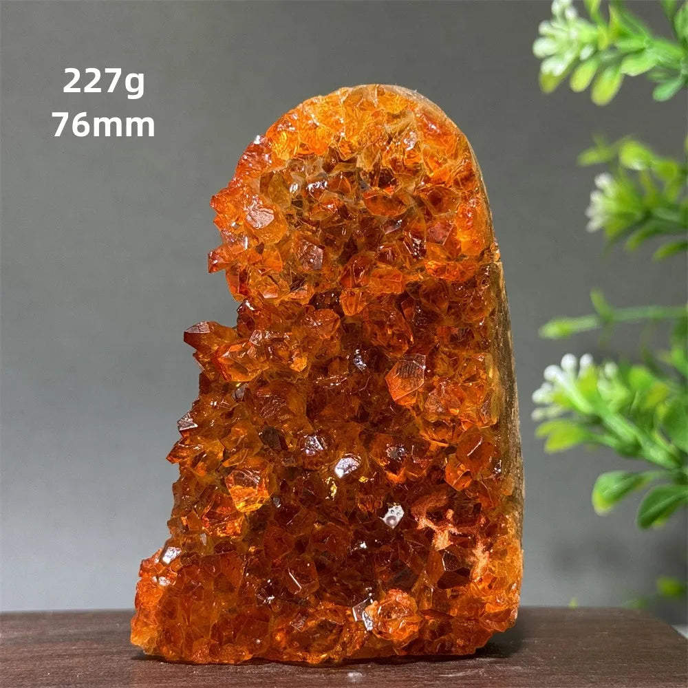 Brazil's High-Quality Citrine  Cave Mineral Specimen Therapy Spiritual Meditation - A35   227g   76mm