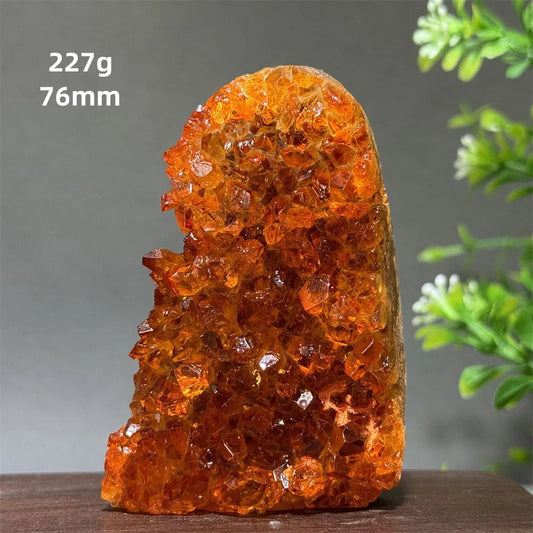Brazil's High-Quality Citrine  Cave Mineral Specimen Therapy Spiritual Meditation - A35   227g   76mm