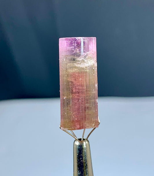 Natural Terminated Bicolor Tourmaline Crystal from Paprok Afghanistan - 28.50 carats