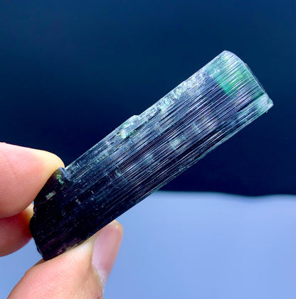 Terminated Green Cap Tourmaline Crystal from Pakistan - 19 gram