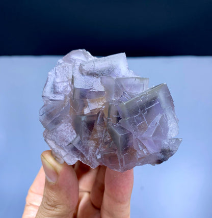 Purple Blue Phantom Fluorite from Pakistan - 136 gram