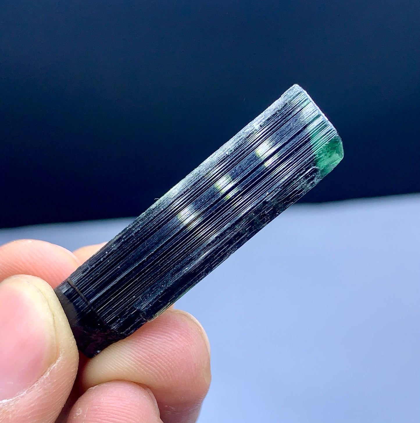 Terminated Green Cap Tourmaline from Pakistan - 71.70 carat