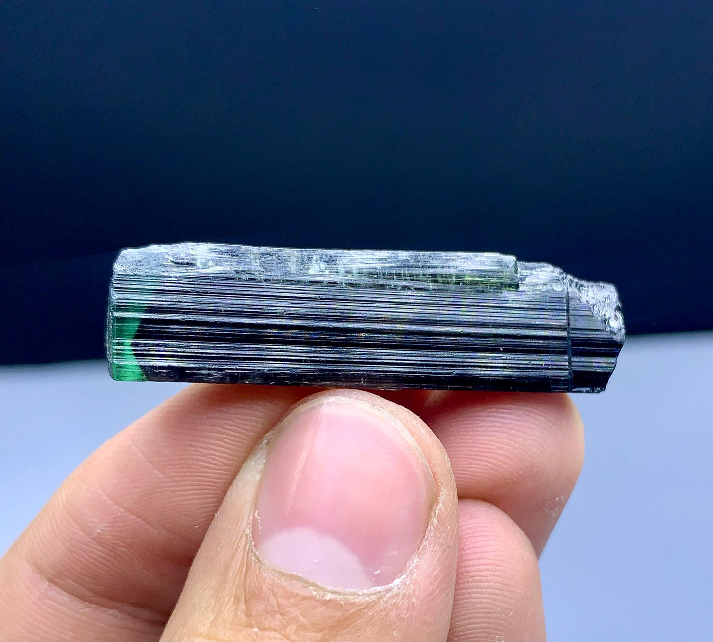 Terminated Green Cap Tourmaline from Pakistan - 71.70 carat