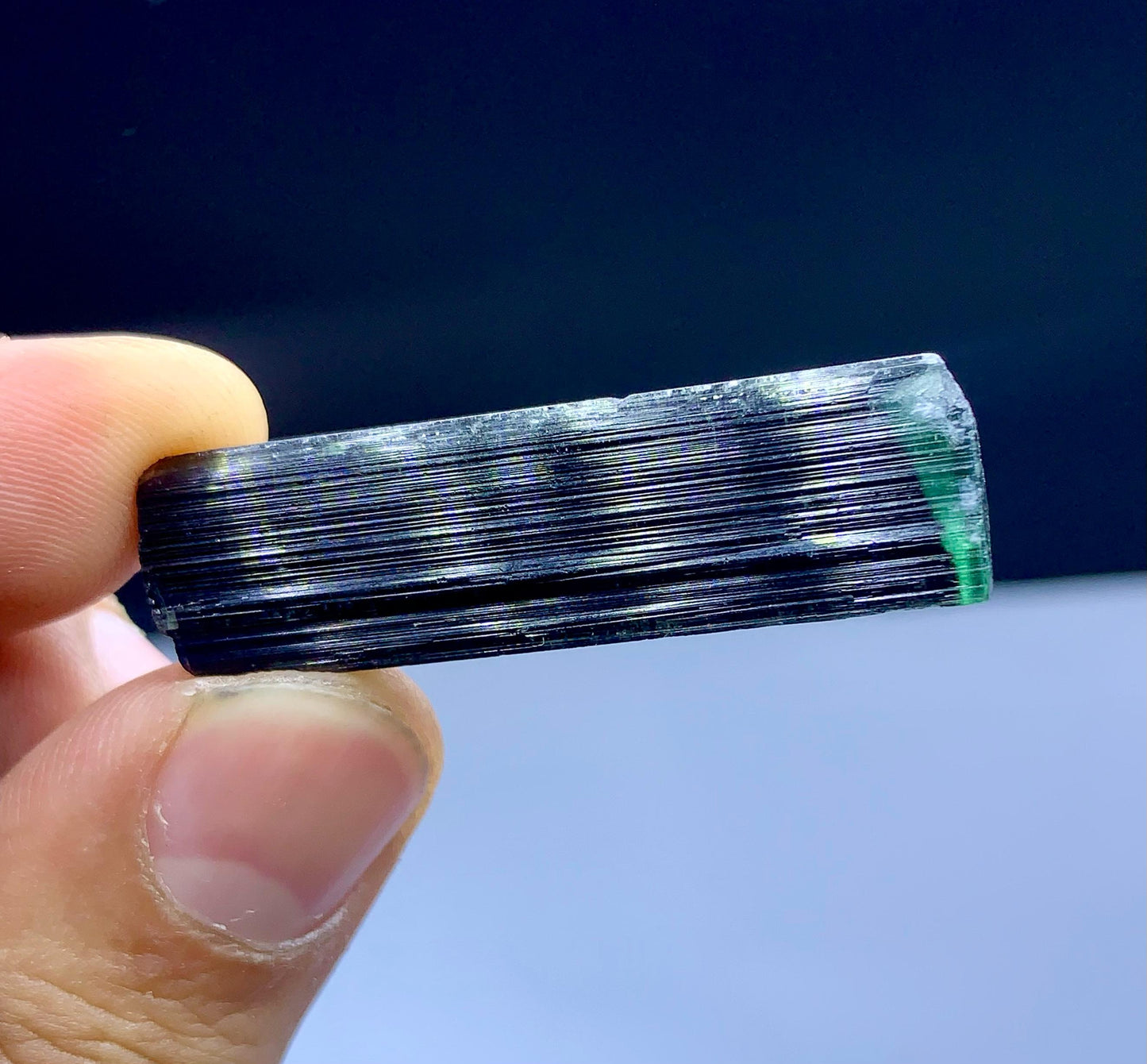 Terminated Green Cap Tourmaline from Pakistan - 71.70 carat