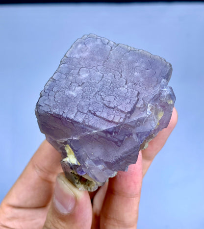 Natural Purple Phantom Fluorite Crystal from Baluchistan Pakistan - 169 grams