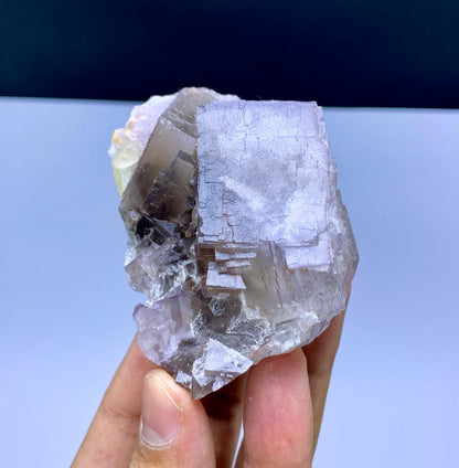Natural Purple Phantom Fluorite Crystal from Baluchistan Pakistan - 256 grams