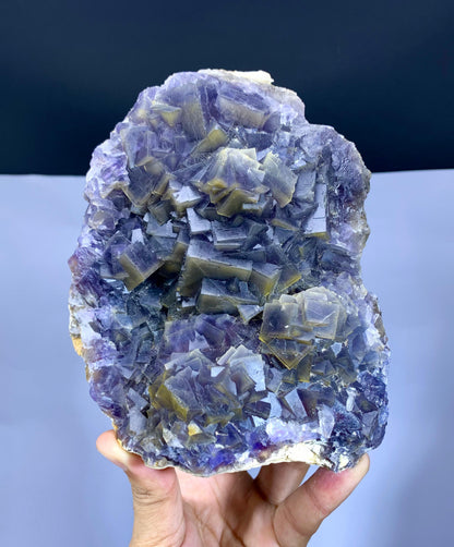 Huge Size Purple Phantom Fluorite Specimen from Baluchistan Pakistan - 1906 grams