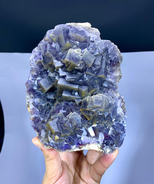 Huge Size Purple Phantom Fluorite Specimen from Baluchistan Pakistan - 1906 grams
