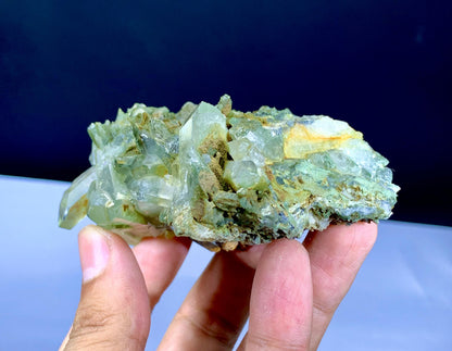 Natural Chlorine Quartz Cluster from Pakistan - 198 gram