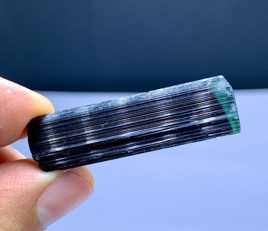Green Cap Tourmaline Crystal from Astaknala Pakistan - 09 gram