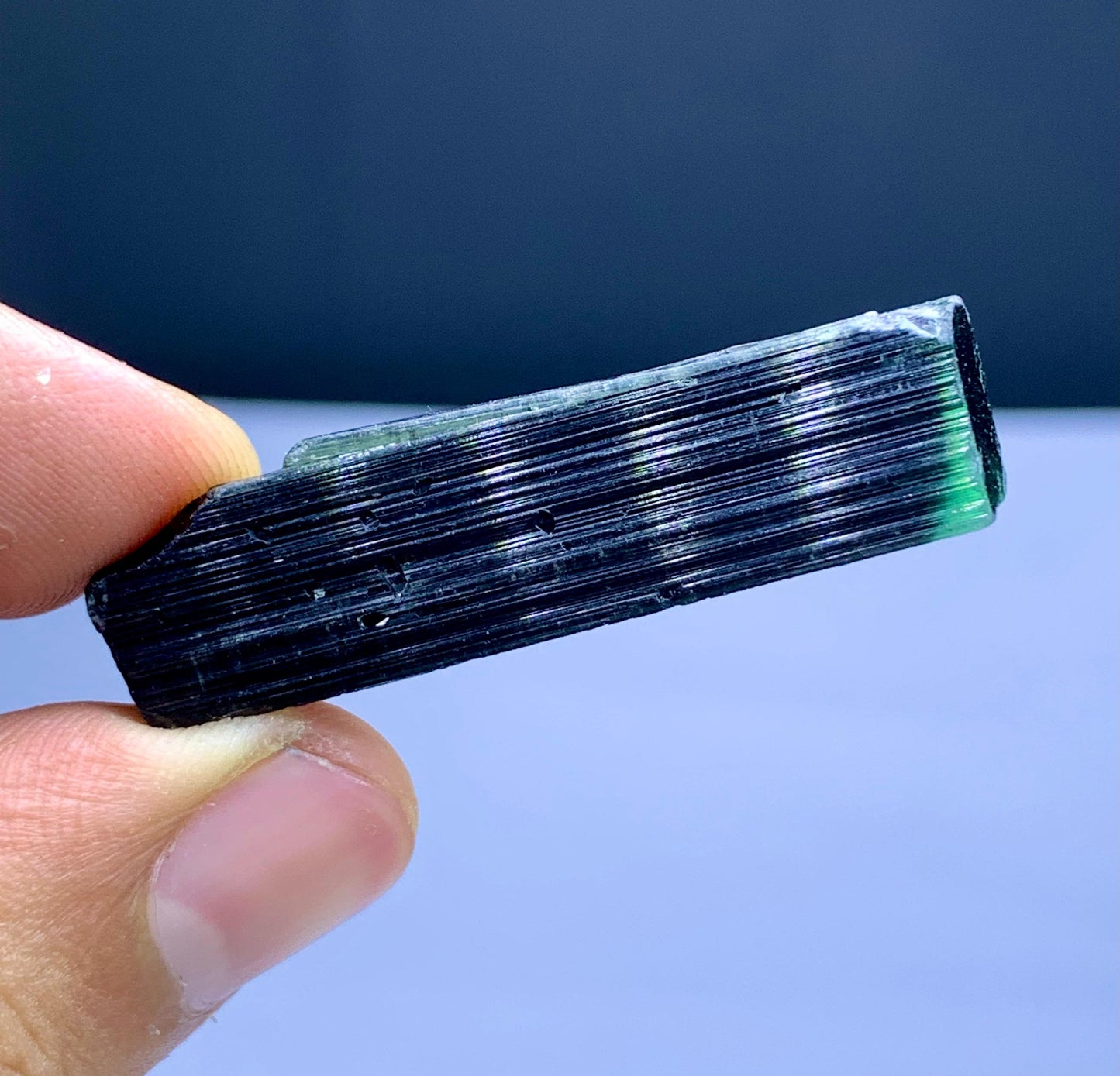 Green Cap Tourmaline Crystal from Astaknala Pakistan - 09 gram
