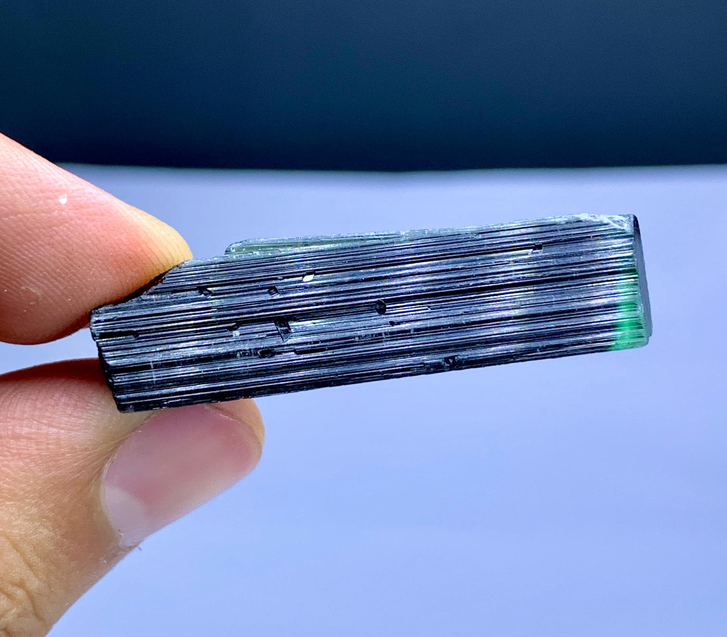 Green Cap Tourmaline Crystal from Astaknala Pakistan - 09 gram