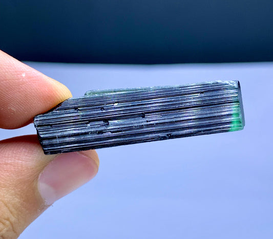 Green Cap Tourmaline Crystal from Astaknala Pakistan - 09 gram