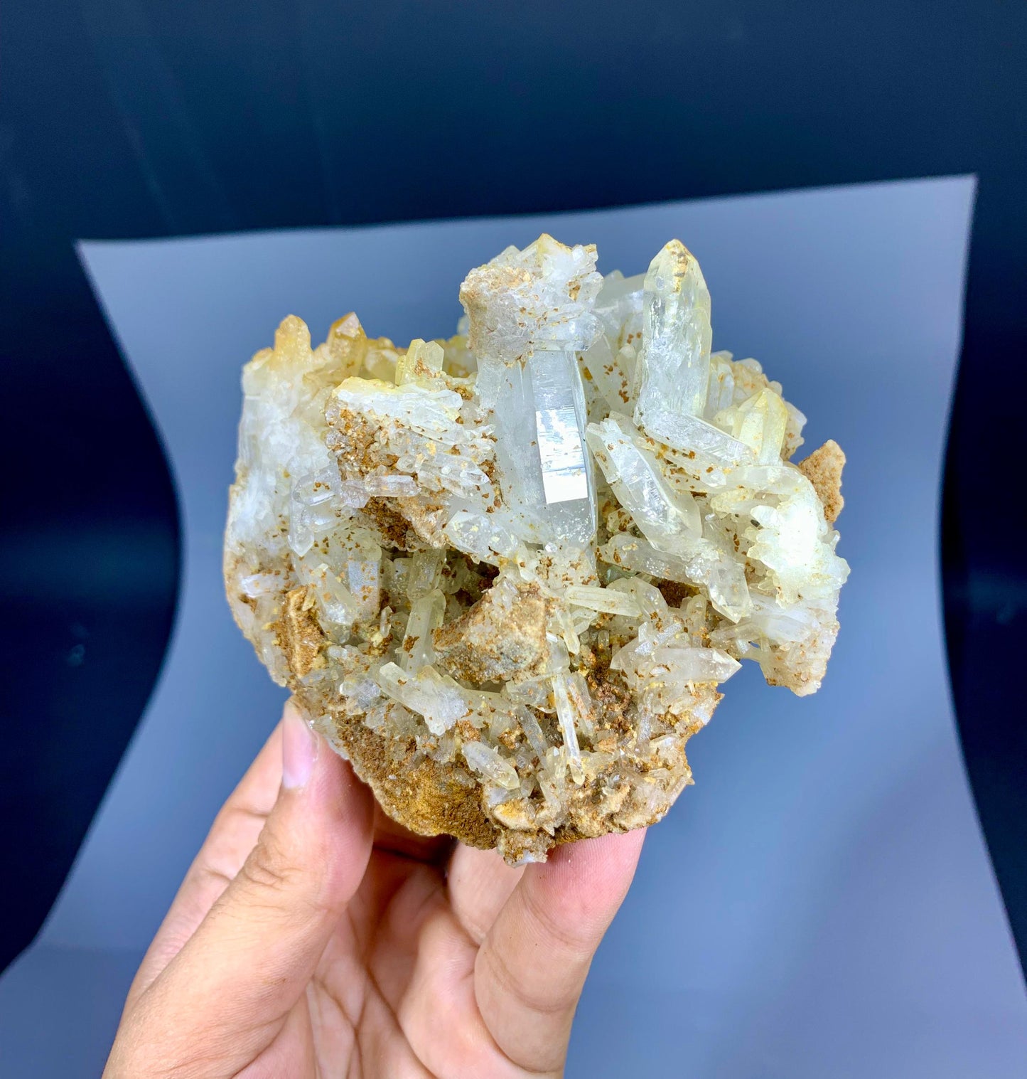 Feden Quartz Bunch on Matrix from Baluchistan Pakistan - 458 gram