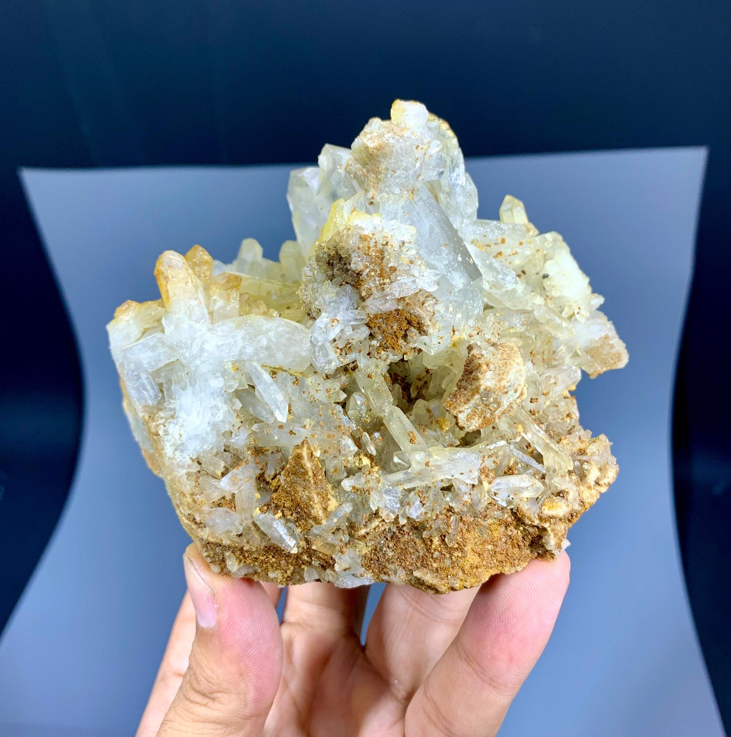 Feden Quartz Bunch on Matrix from Baluchistan Pakistan - 458 gram