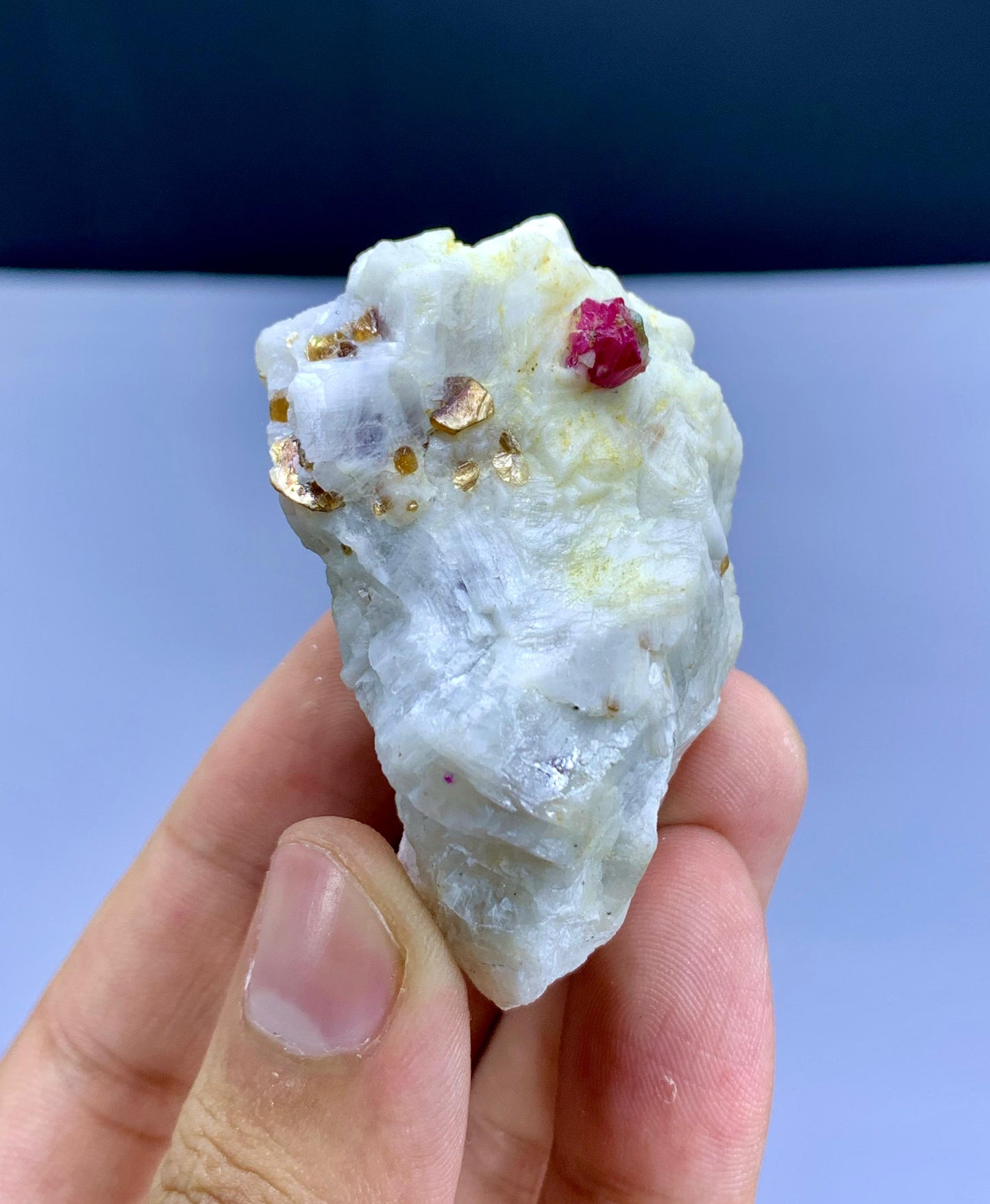 Pink Ruby on Matrix from Jagdalek Mine Afghanistan - 63 gram