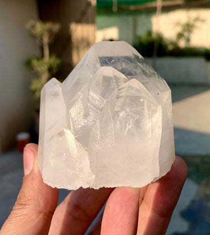 Terminated and Undamaged Feden Quartz Cluster from Pakistan - 238 grams