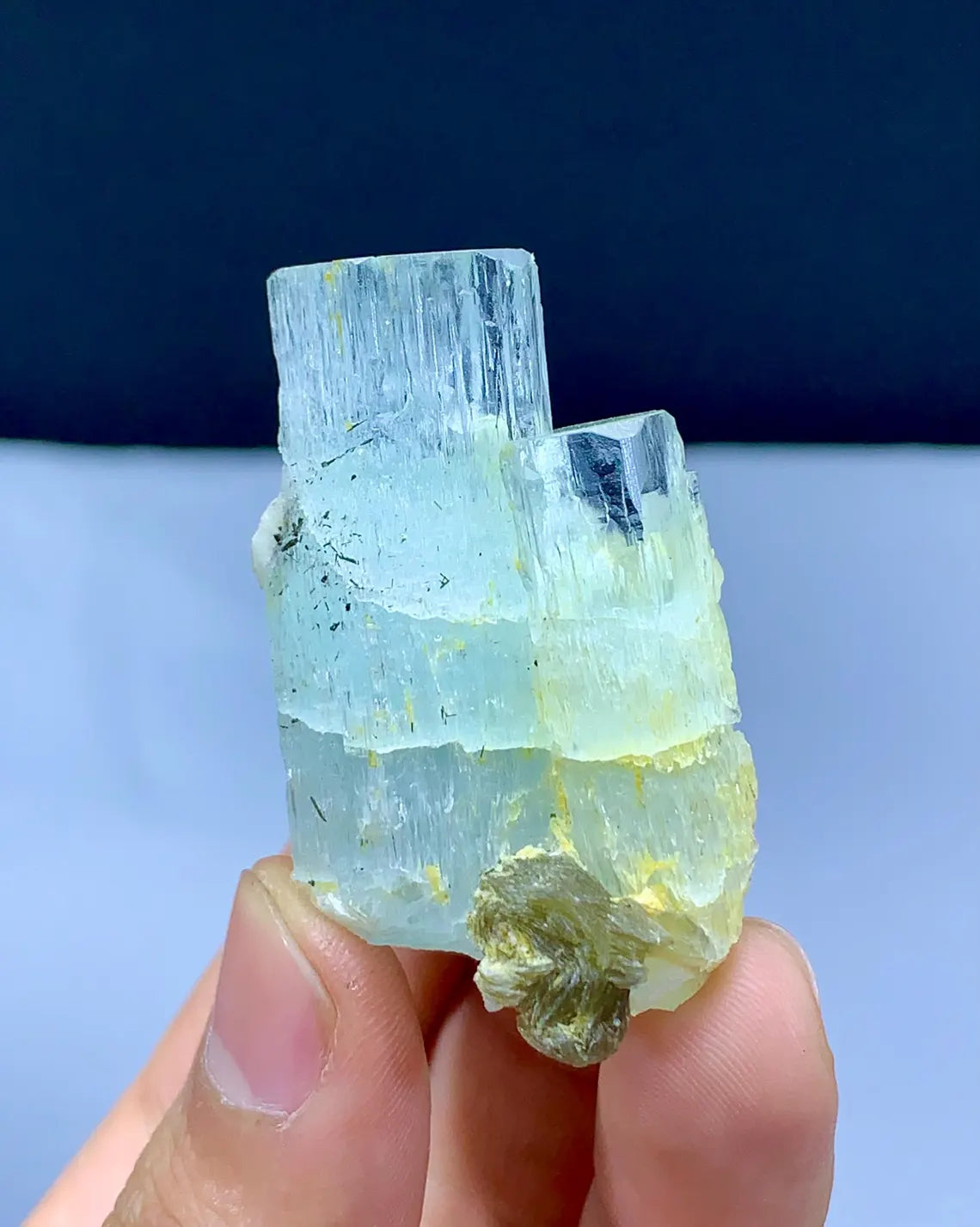 Blue Aquamarine Crystal from Pakistan - 36 gram