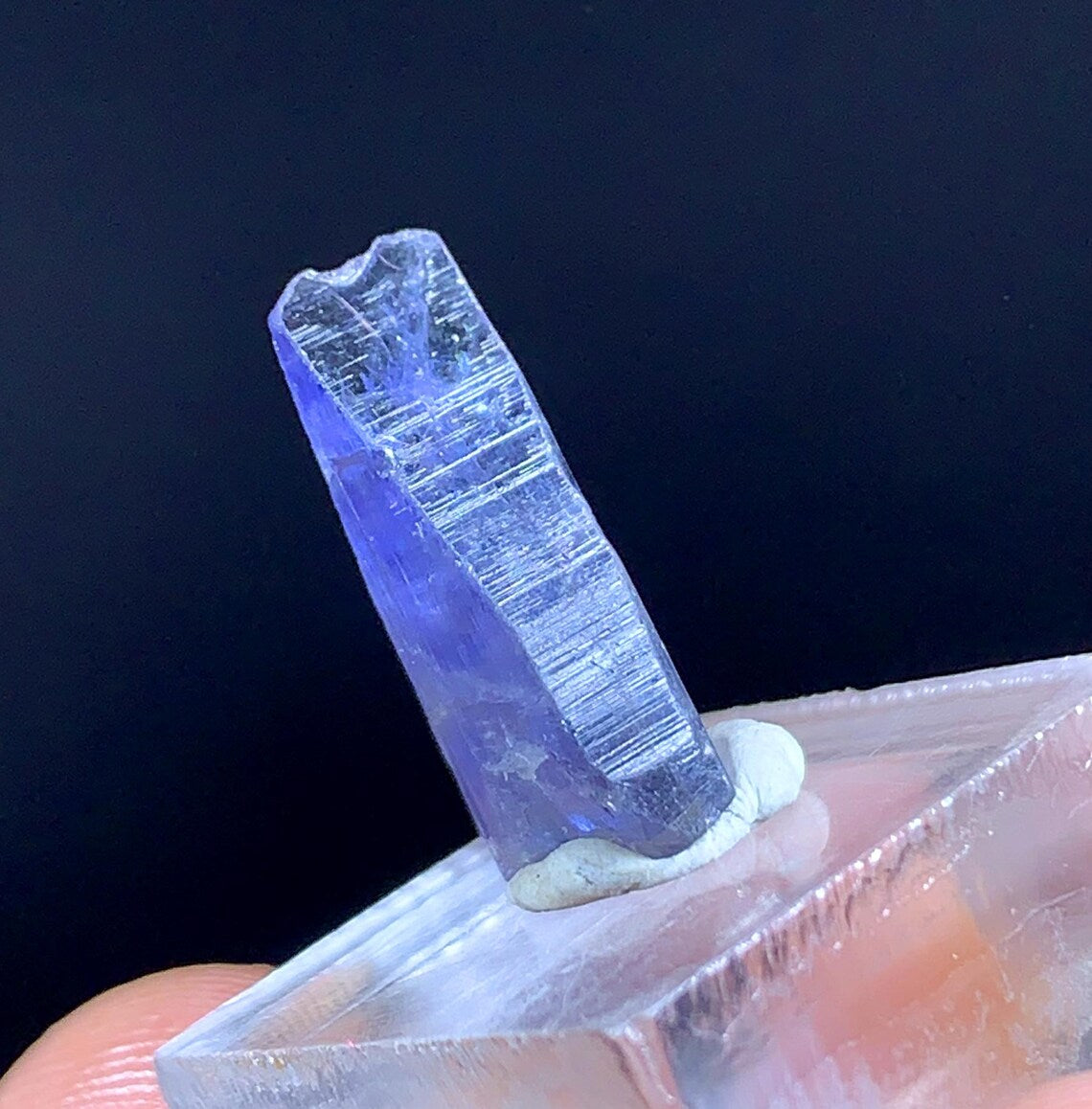 5.75 Carats Natural Rare Blue Tanzanite Crystal From Tanzania