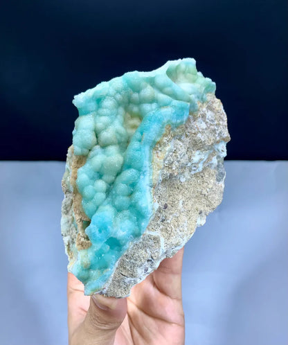 Blue Aragonite Specimen from Afghanistan - 624 gram