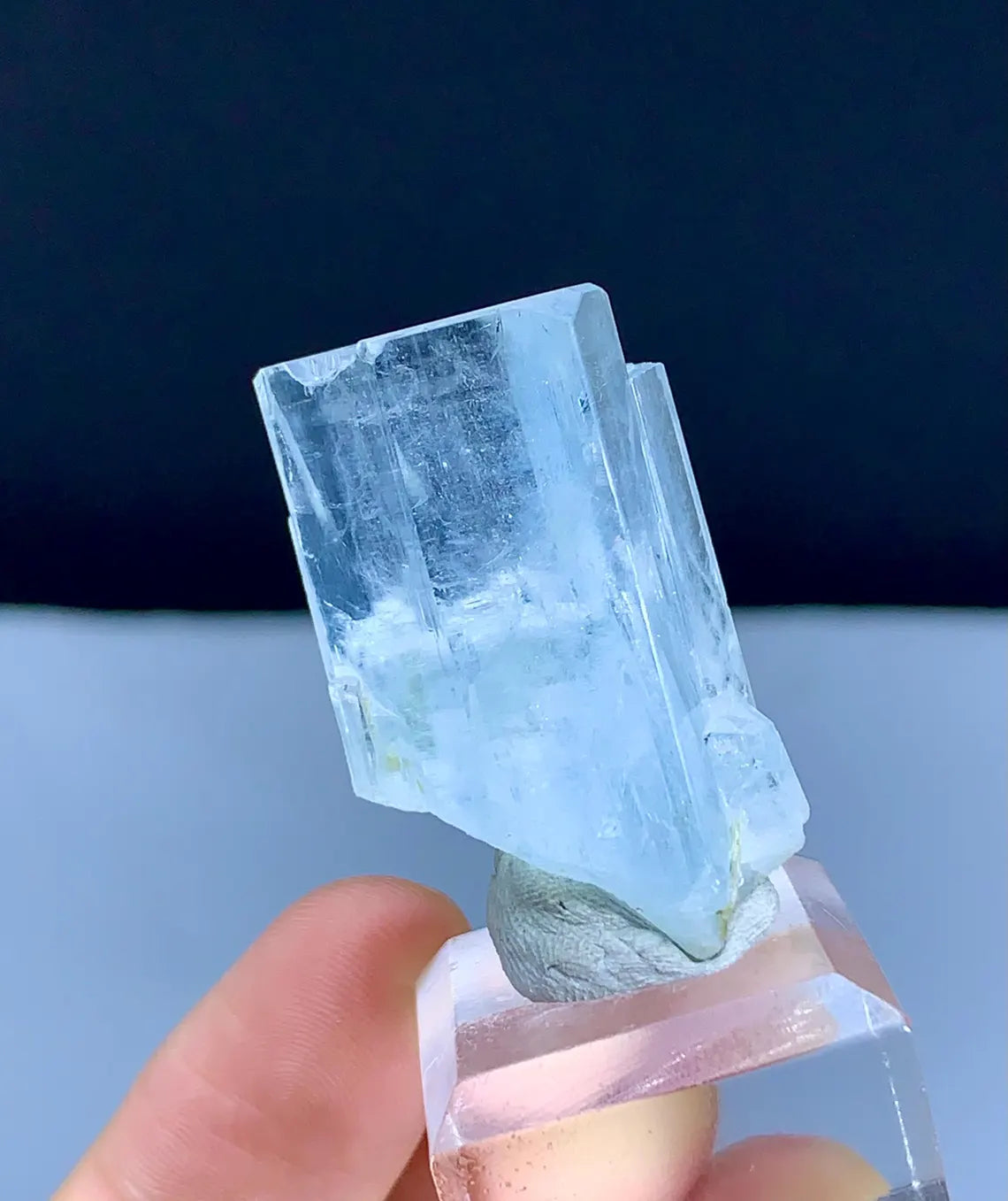 Natural Sky Blue Aquamarine Crystal from Pakistan - 21 gram