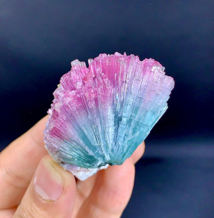 Exquisite Cotton Candy Tourmaline Cluster from Afghanistan - 62 gram