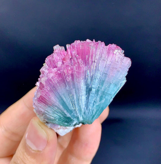 Exquisite Cotton Candy Tourmaline Cluster from Afghanistan - 62 gram