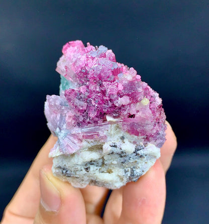 Exquisite Cotton Candy Tourmaline Cluster from Afghanistan - 62 gram