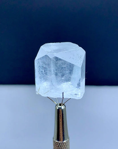 Diamond Cut Terminations Transparent Blue Aquamarine Crystal from Shigar valley Pakistan - 15 gram