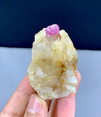 Natural Pink Ruby on Matrix from Afghanistan - 123 gram