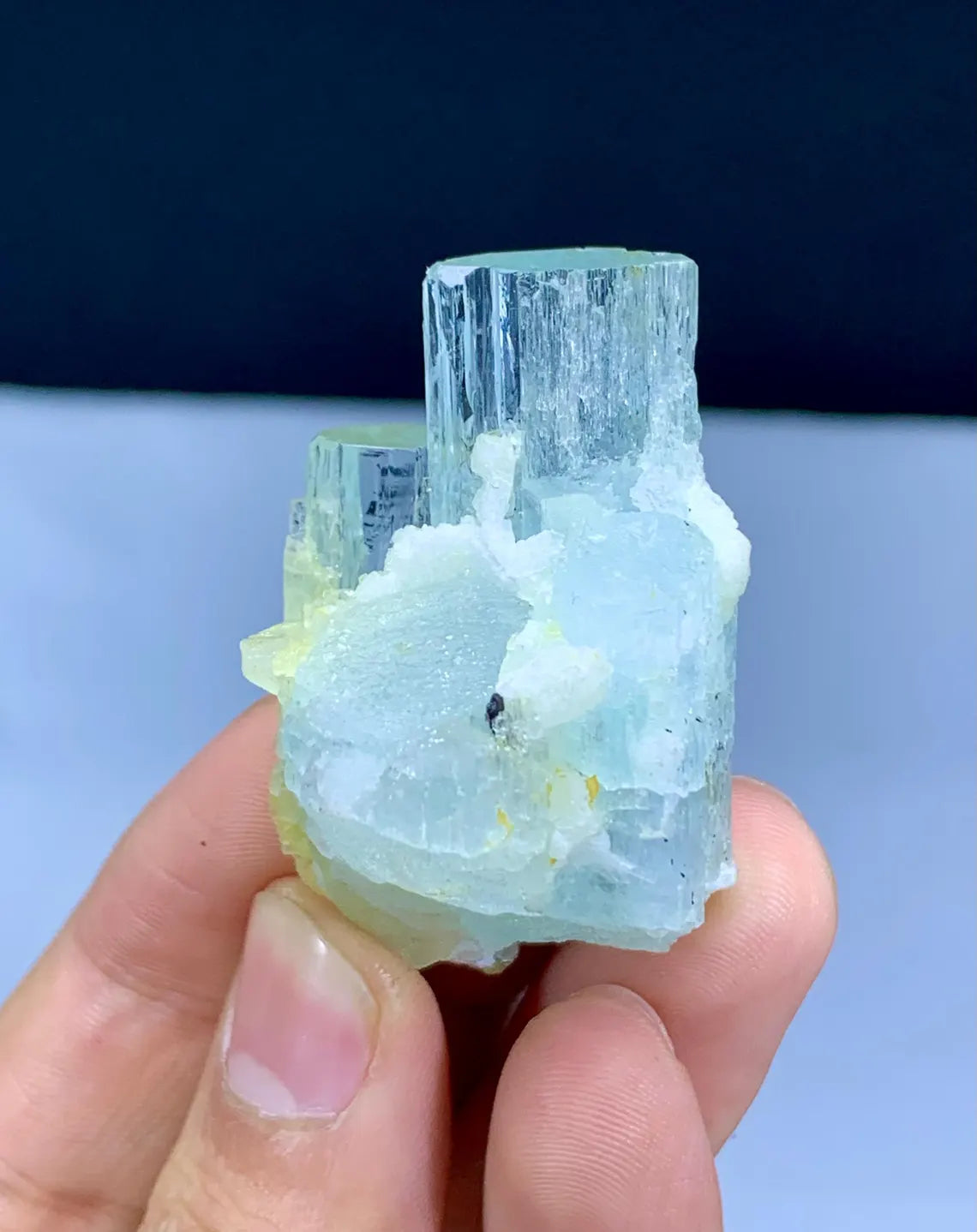 Blue Aquamarine Crystal from Pakistan - 36 gram