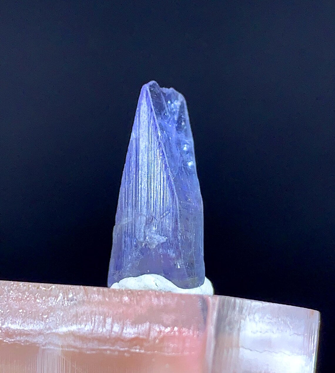 5.75 Carats Natural Rare Blue Tanzanite Crystal From Tanzania