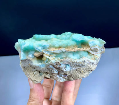 Blue Aragonite Specimen from Afghanistan - 624 gram