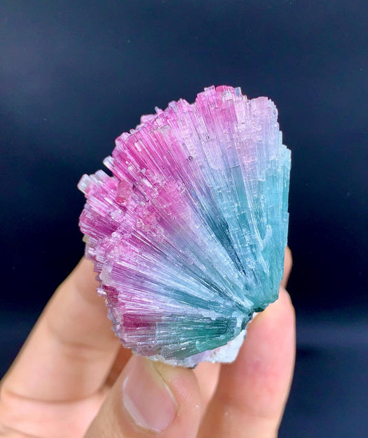 Exquisite Cotton Candy Tourmaline Cluster from Afghanistan - 62 gram