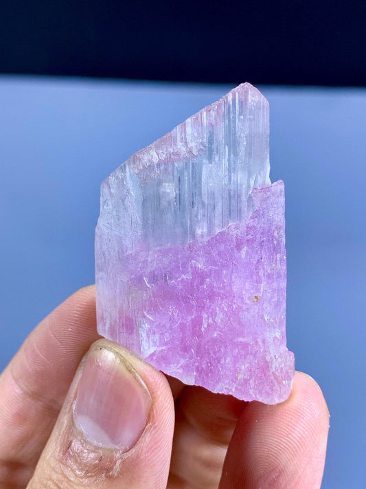 Bicolor Kunzite Crystal from Afghanistan - 21 gram