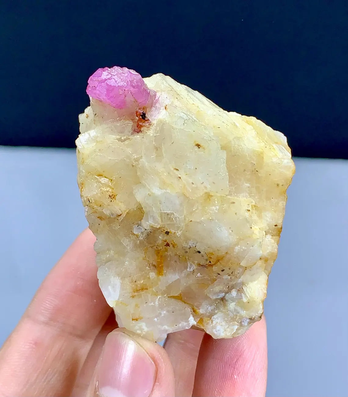 Natural Pink Ruby on Matrix from Afghanistan - 123 gram