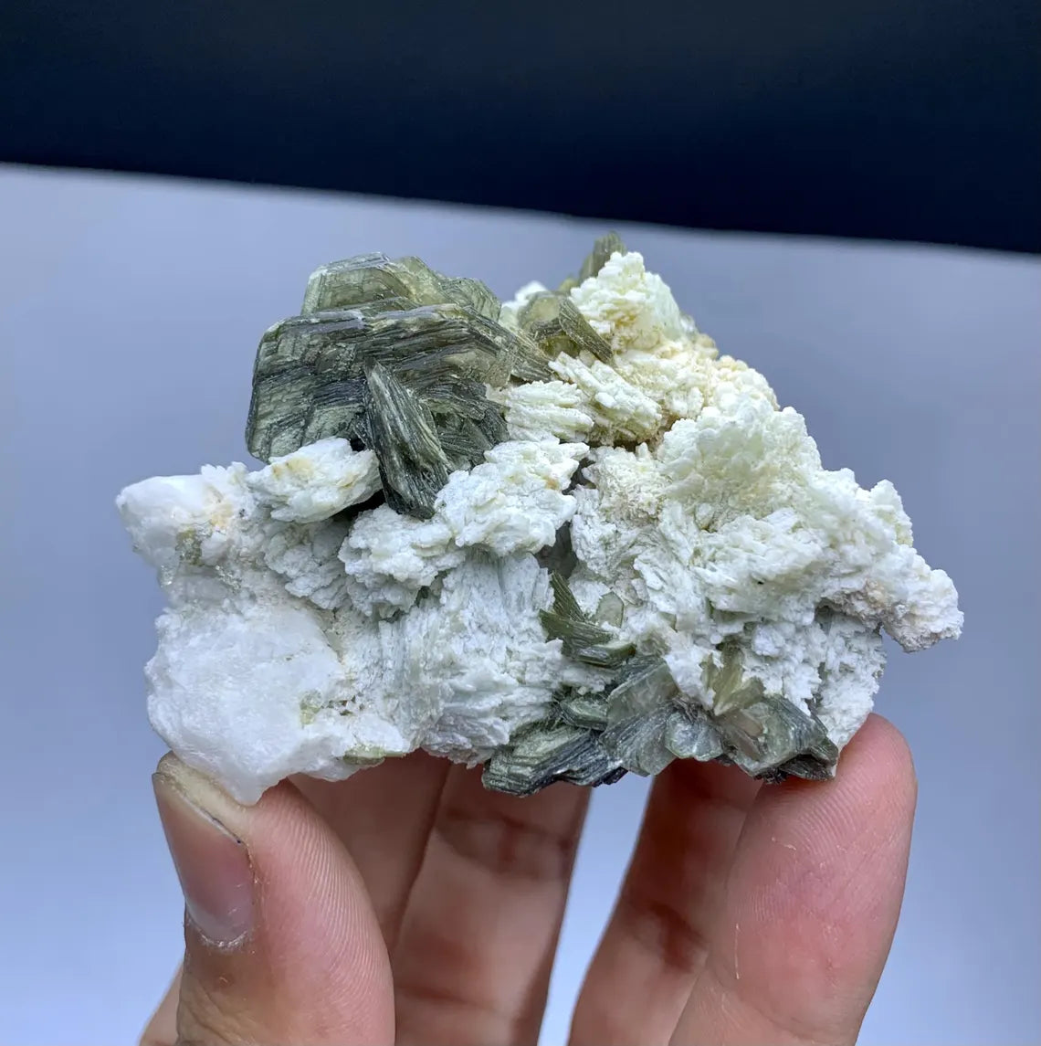 Beautiful Star Mica on Feldspar from Pakistan - 90 gram