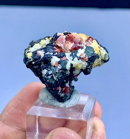 Red Zircon on Matrix from Pakistan - 37 gram