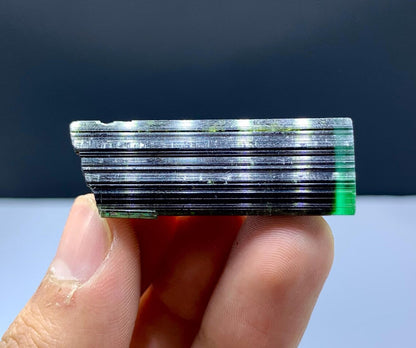 Stunning Green Cap Bicolor Tourmaline Crystal - 79.10 carat