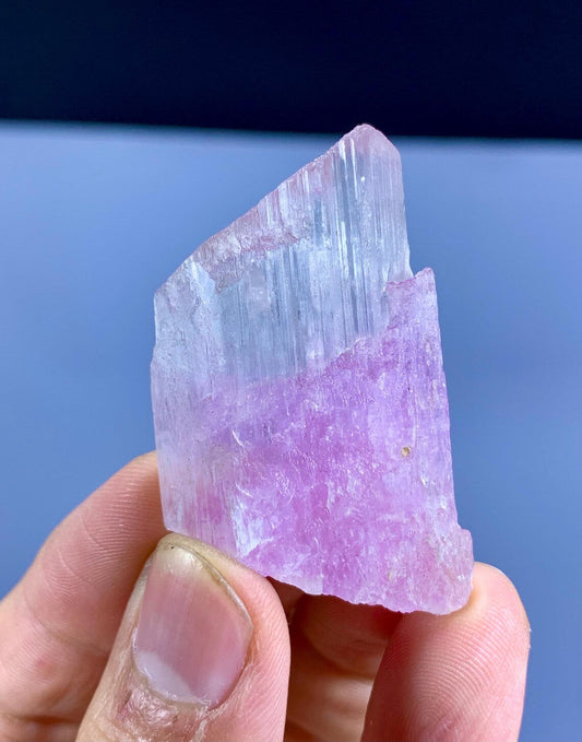 Bicolor Kunzite Crystal from Afghanistan - 21 gram