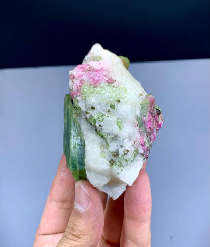 Lush Green Diopside on Matrix from Afghanistan - 311 gram