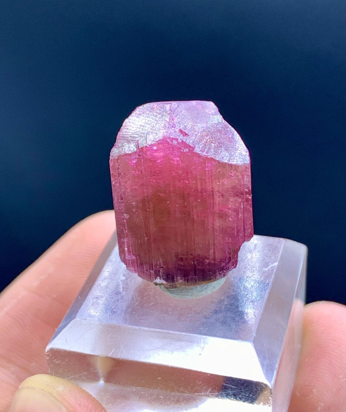 Natural Terminated Rubelite Tourmaline Crystal from Afghanistan - 36.45 carat