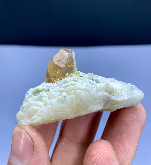 Imperial Color Topaz on Albite from Pakistan - 43 gram