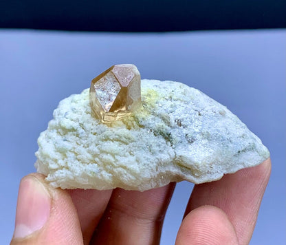Imperial Color Topaz on Albite from Pakistan - 43 gram