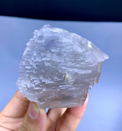 Unique Step wise Terminations Natural Fluorite Crystal from Baluchistan Pakistan - 320 gram