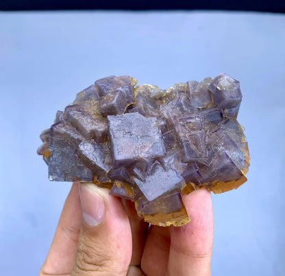 Natural Purple Phantom Fluorite Specimen from Baluchistan Pakistan - 98 gram