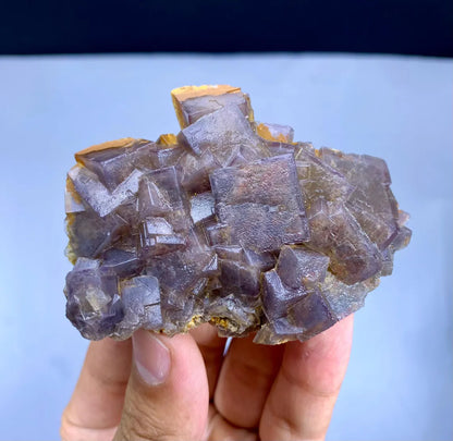 Natural Purple Phantom Fluorite Specimen from Baluchistan Pakistan - 98 gram